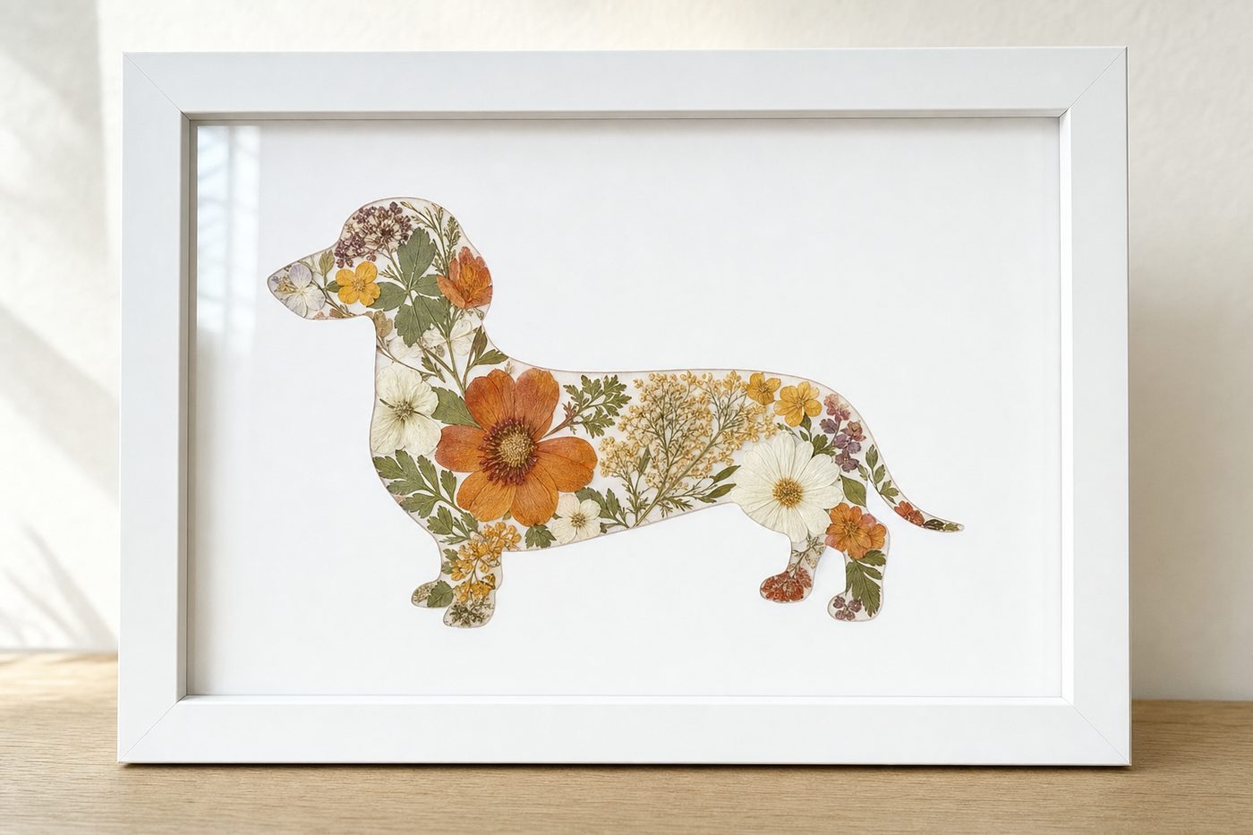 Dachshund Pressed Flower Kit