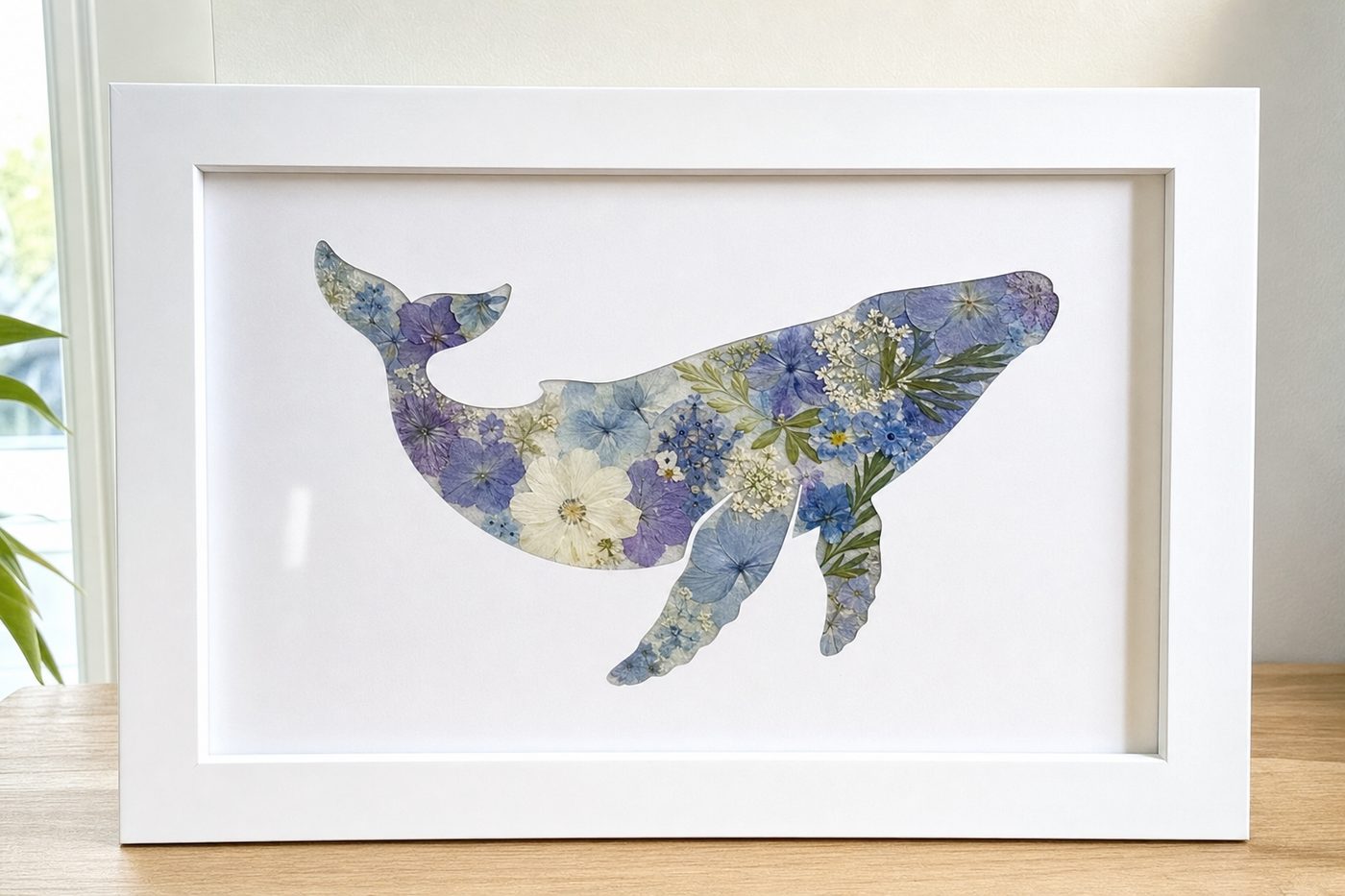 Humpback Whale Pressed Flower Kit