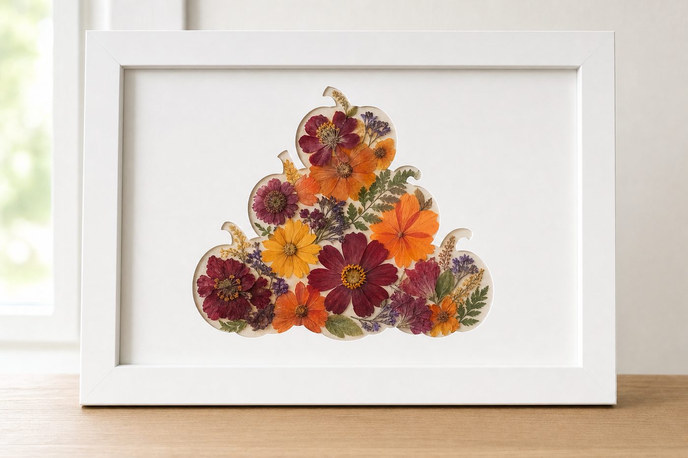 Pile of Pumpkins Pressed Flower Kit