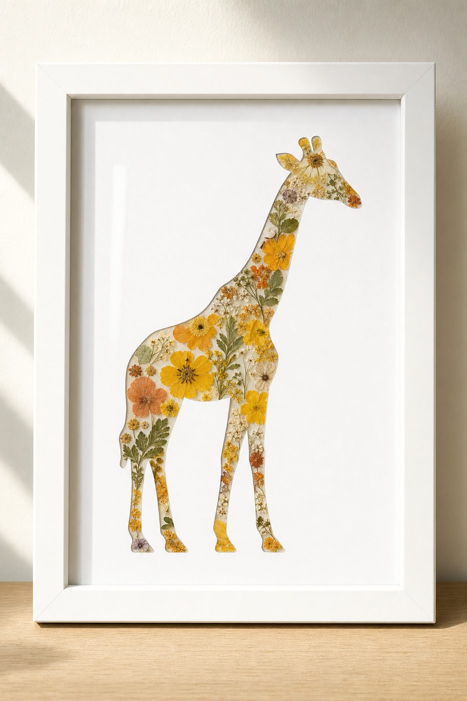 Giraffe Pressed Flower Kit
