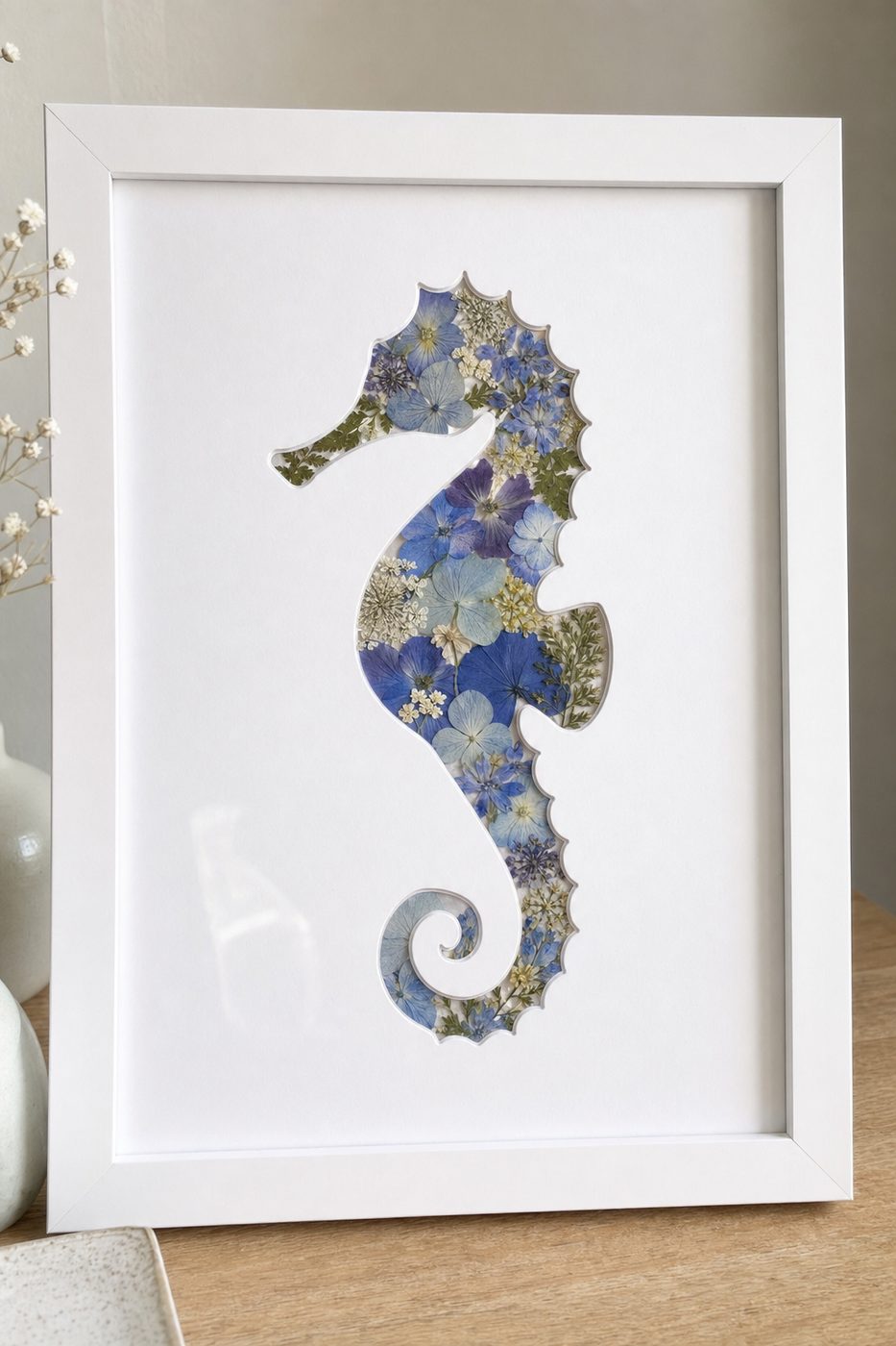 Sea Horse Pressed Flower Kit