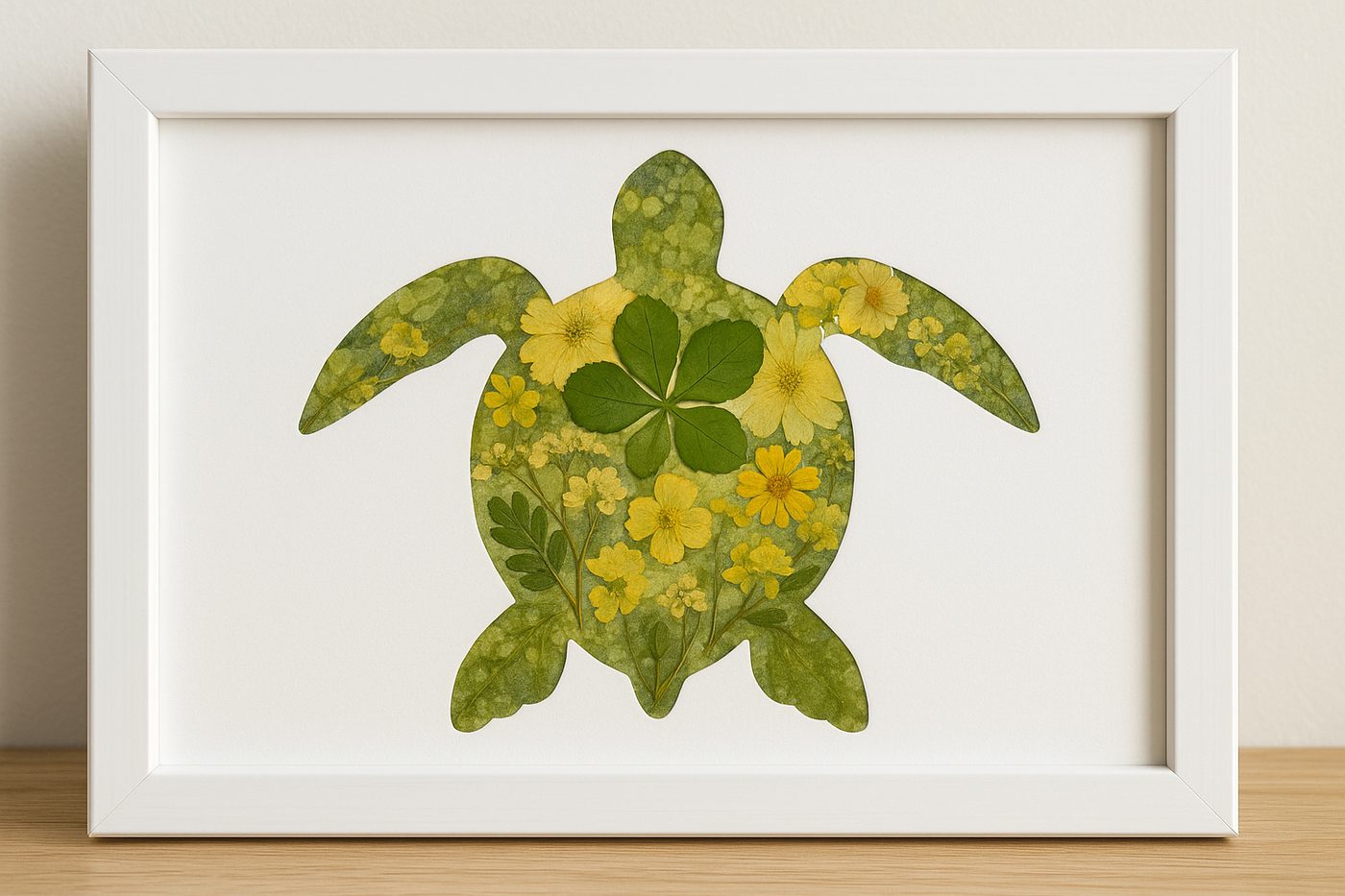 Sea turtle Pressed Flower Kit