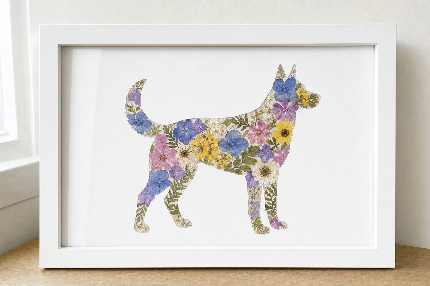 Husky Dog Pressed Flower Kit
